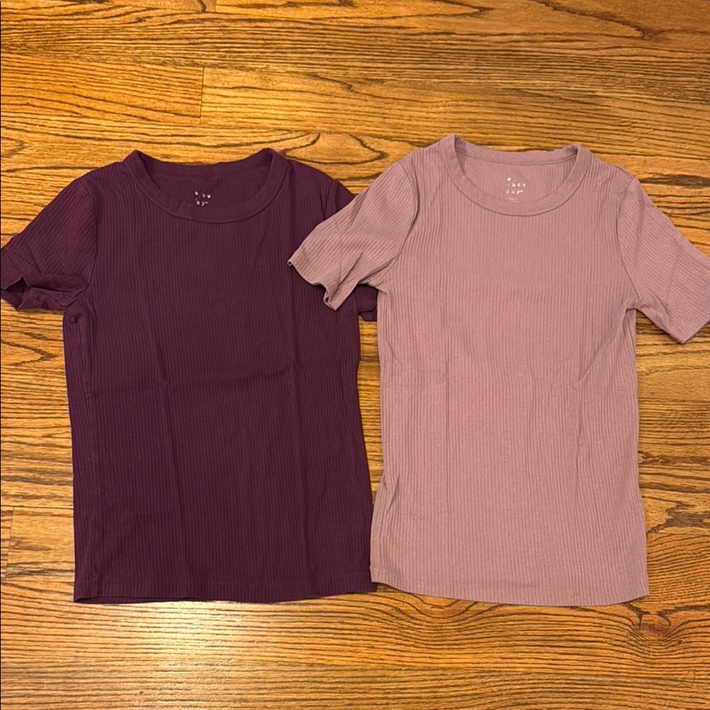 A New Day short sleeve tees tee shirts set of 2 XS